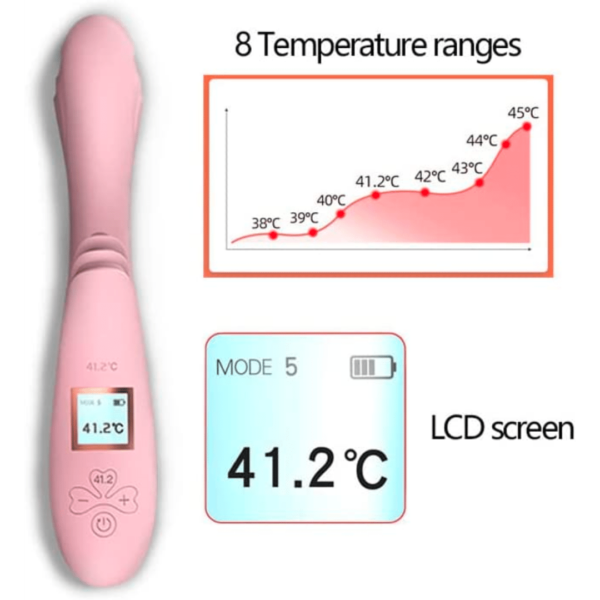 DILDO FLOR (ROSADO)